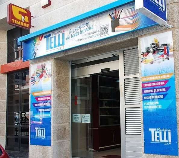 Tienda de Papelería Telli en San Juan de Telde (Foto TA)